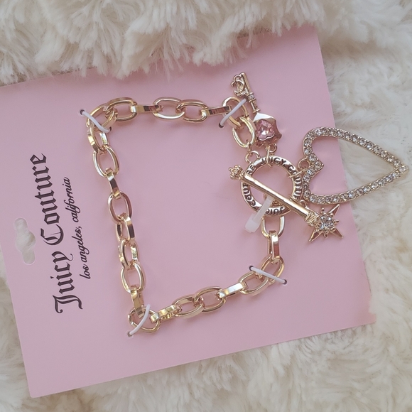 ๐๐ธJUICY COUTURE TOGGLE HEART BRACELET - Picture 3 of 8